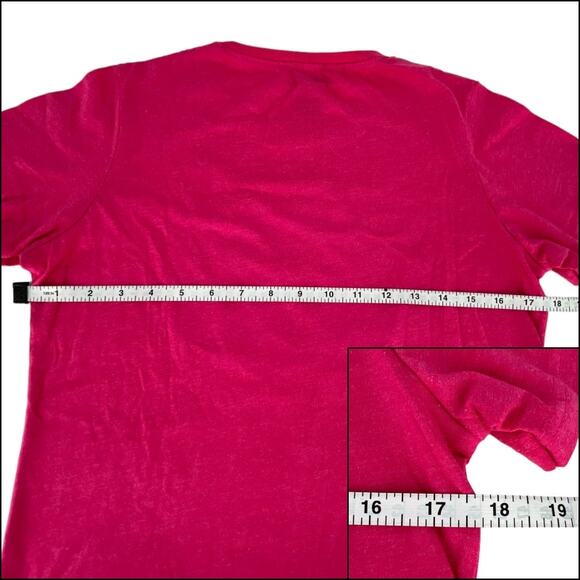 Ladies Hershey's Jersey Short Sleeve Crew Neck Tee Shirt Pink Size Medium - Picture 7 of 9